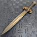 Imperial Elegance Ornate Roman Dagger with Blue Gem Accents