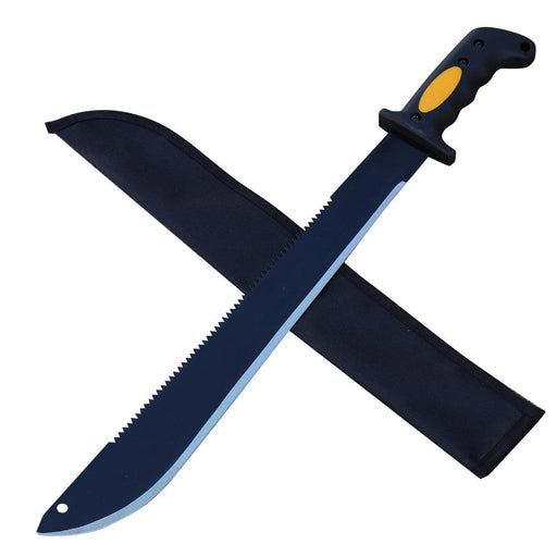 Night Stalker Sawback Latin Functional Outdoor Machete Knife - Medieval Depot