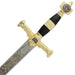 King Solomon Medieval Crusader Replica Short sword Black