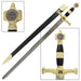 King Solomon Medieval Crusader Replica Short sword Black