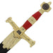 King Solomon Short Sword Majestic Red and Gold Edition