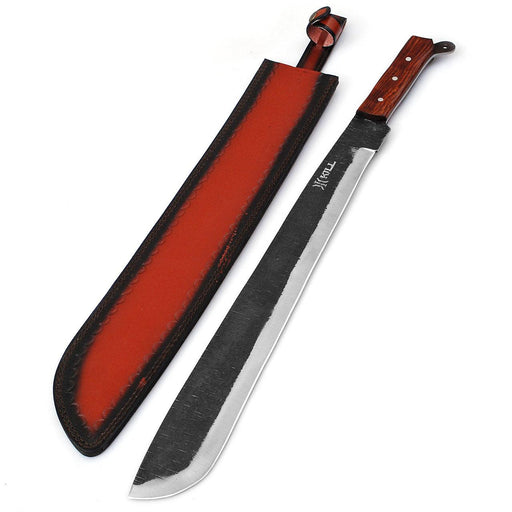 Voorhees Extra Long Carbon Steel Full Tang Outdoor Bush Machete - Medieval Depot
