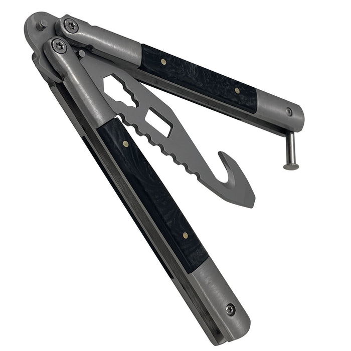 Mystic Black Butterfly Style Multitool Blade Trainer