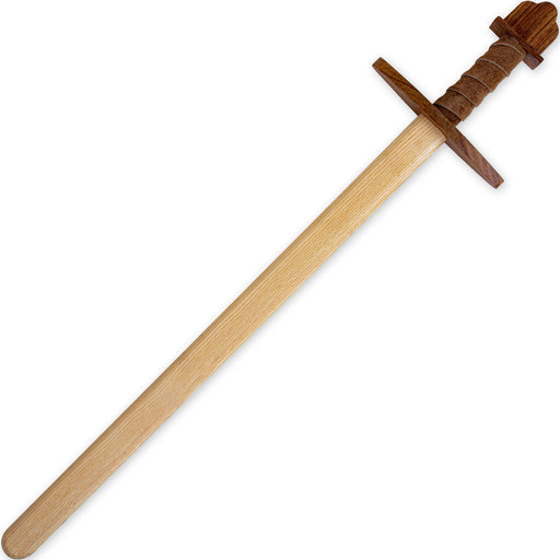 Norse Valor Beech Wood Practice Sword With Leather Wrapped Grip