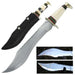 Crocodile Hunter Stag Horn Big Bowie Knife - Medieval Depot