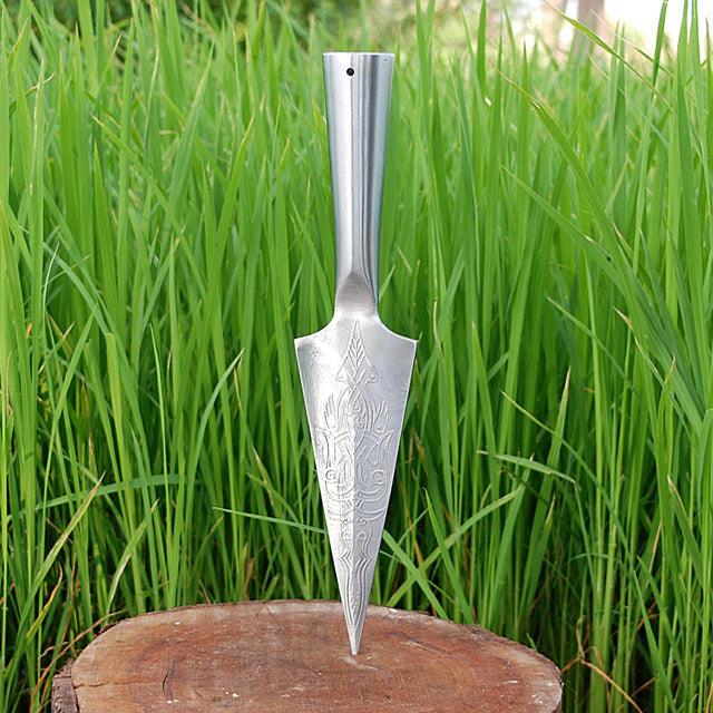 Norse Sharpened Viking Spangenhelm Evil Throwing Spear Head High Carbon Steel - Medieval Depot