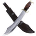 Persian Warrior Arabian Short Scimitar Sword With Leather Sheath