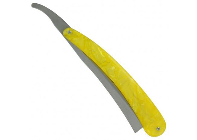 The Ladies Man Straight Razor Yellow - Medieval Depot