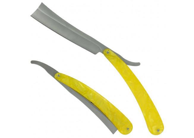 The Ladies Man Straight Razor Yellow - Medieval Depot