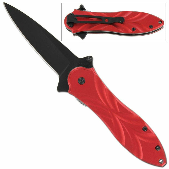 Blood Bath Spring Assist Pocket Knife - Medieval Depot