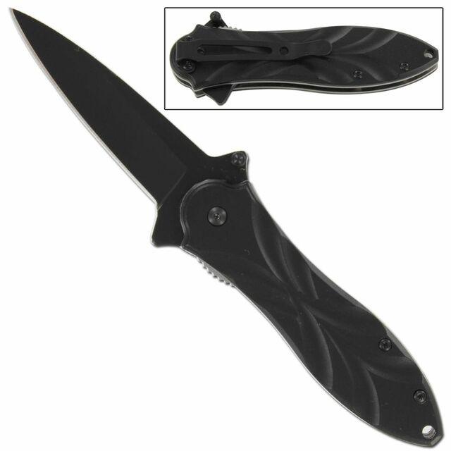 Dark Tragedy Spring Assist Pocket Knife - Medieval Depot