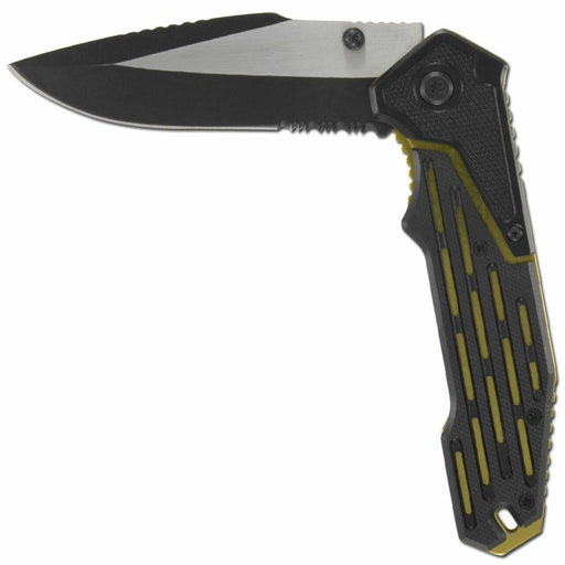 Atomic Gold Fever Drop Point Spring Assist Knife - Medieval Depot