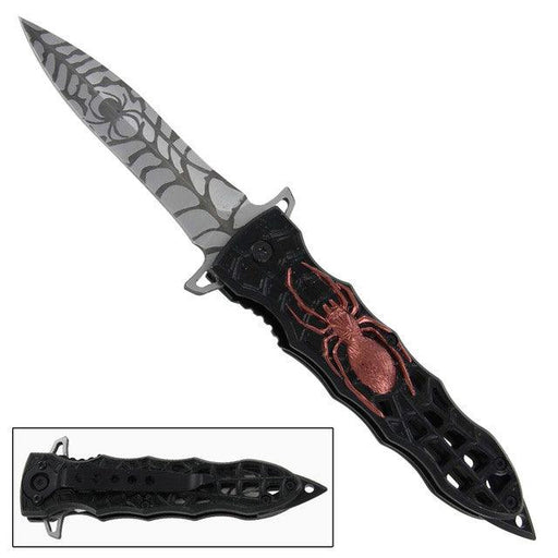 Spring Assisted Deadly Recluse Pocket knife - Medieval Depot