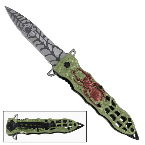 Spring Assist Sinister Web Crawler Knife - Medieval Depot