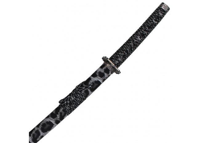 Snow Leopard Japanese Samurai Katana Sword - Medieval Depot