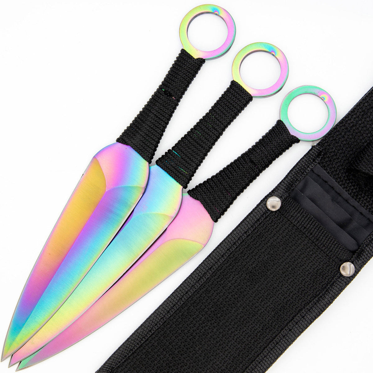 Serpent Strike Throwing Rainbow Kunai Set — Medieval Depot