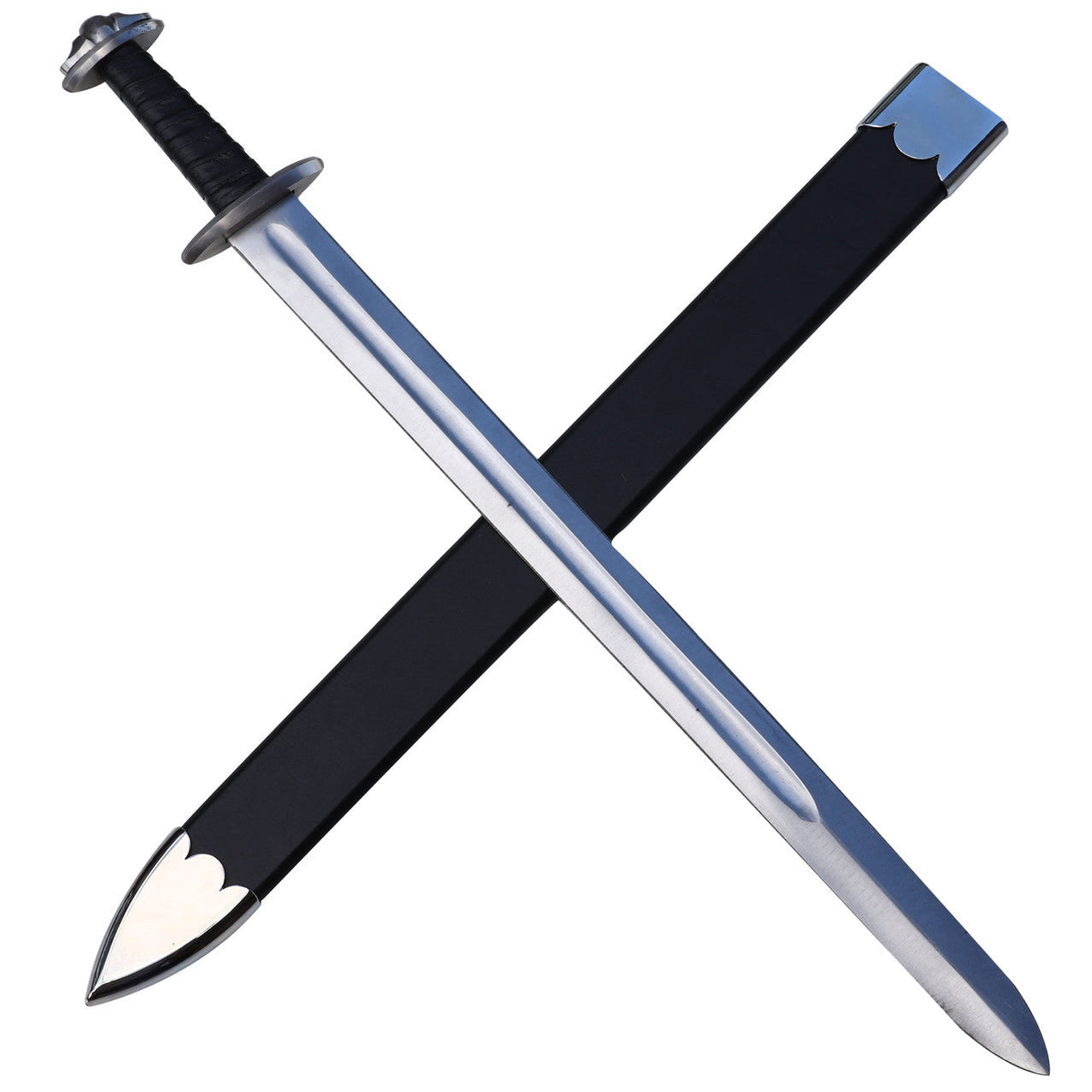 MedievalDepot SAO Anime Sword Replica - 28.5" Stainless Steel Blade With Wood & Black Design