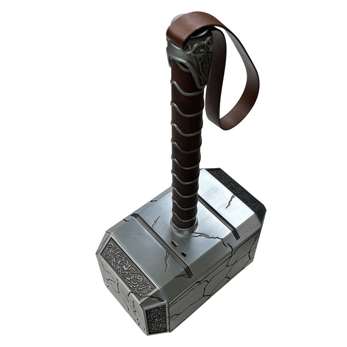 Summon the Thunder Lighted Thor Mjolnir Replica with Stand