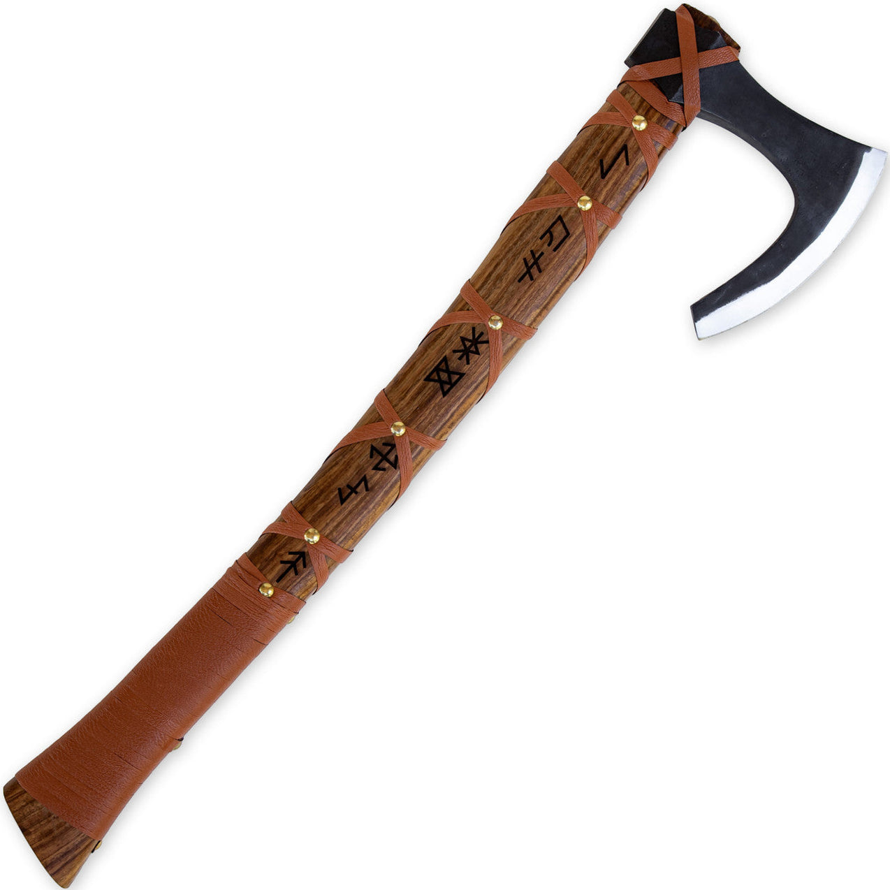 Sunny Blaze Hand Forged Functional Outdoor Viking Bearded Axe Skeggøx ...