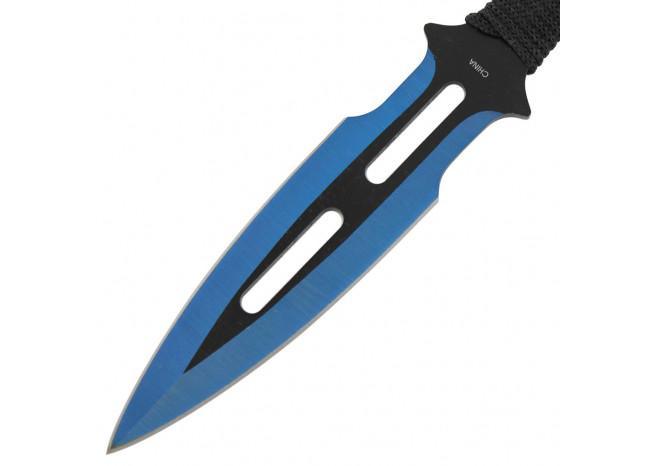 Nagato Ninjutsu Modern Throwing Knives Blue - Medieval Depot