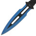 Nagato Ninjutsu Modern Throwing Knives Blue - Medieval Depot