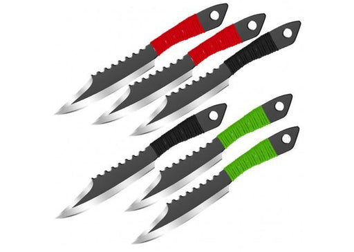 Shark Bite Drop Point Throwing Knife Set - Medieval Depot