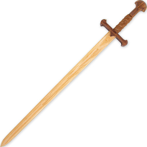 Thunderstruck Hooved Combatant Wood Sword with Leather Wrapped Handle