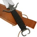 Veil of Shadows Full Tang Dual Tone Dagger with Black Leather Wrapped Handle