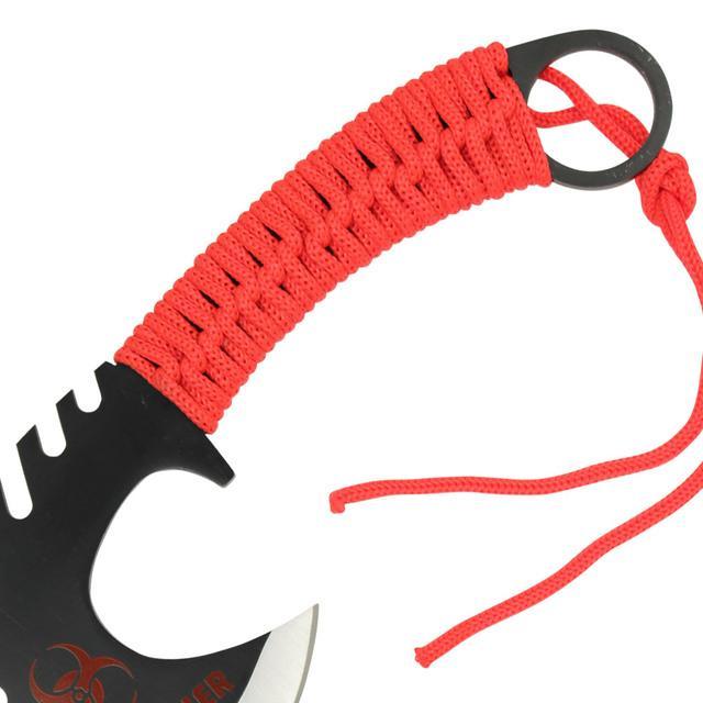 Zed Skullsplitter Throwing Axe - Red - Medieval Depot