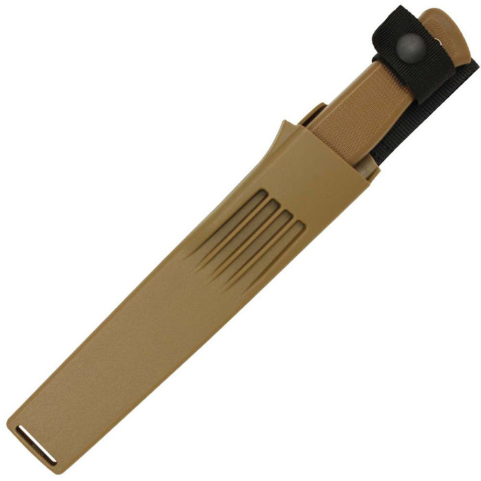 Full Tang Clip Point Tactical Knife Tan