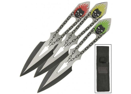 Unchained Demon 3 Piece Pro-Balance Throwing Knives - Medieval Depot