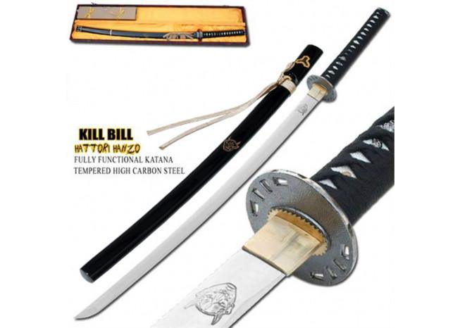 Kill Bill Handmade Hanzo Demon 1060 Carbon Steel Sword - Medieval Depot