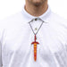 Shadow Master Hyrule Warrior Sword Necklace - Medieval Depot