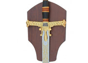 Wood Grain Medieval Sword Wall Plaque - Medieval Depot