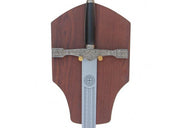 Wood Grain Medieval Sword Wall Plaque - Medieval Depot