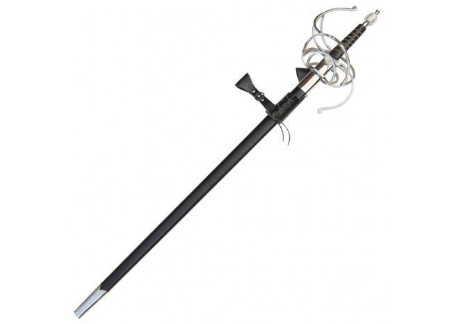 Art of Swordsmanship Leather Left Handed Frog - Medieval Depot