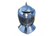 Closed European Steel Helmet with liner - Medieval Depot