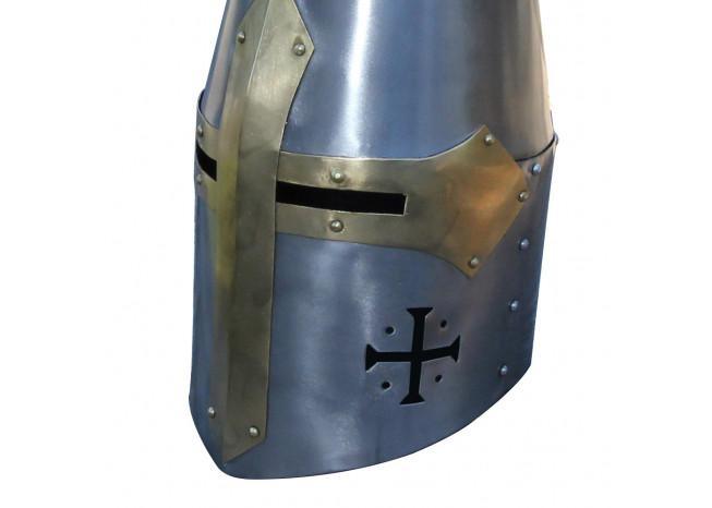 Crusader Templar Knight Helmet - Medieval Depot