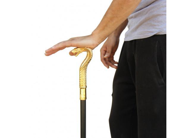 Golden Pharaoh King Cobra Sword Cane - Medieval Depot