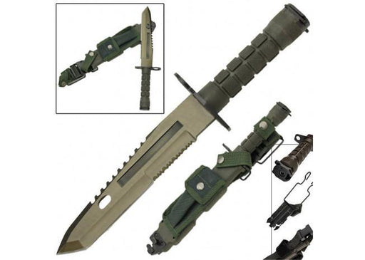 Deception Combat Military Bayonet Tactical Survival Knife - Medieval Depot