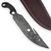 Melee Hunter Damascus Steel Fixed Blade Knife - Medieval Depot