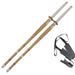 Double Training Bamboo Shinai Sword Set Sheath Combo - Medieval Depot