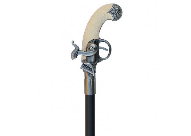 Early American Flintlock Sword Cane - Medieval Depot