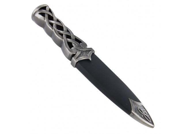 Endless Gaelic Knot Sgain Dubhs Dagger - Medieval Depot