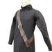 European Dark Gentry Leather Baldric - Medieval Depot