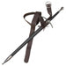 European Dark Gentry Leather Baldric - Medieval Depot