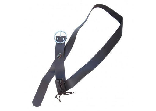 European Dark Gentry Leather Baldric - Medieval Depot