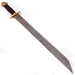 7th Century Damascus Steel Medieval Lang Saex Viking Sword - Medieval Depot