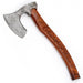 Guiscard Hand Forged Bearded Damascus Outdoor Steel Axe - Medieval Depot