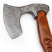 Guiscard Hand Forged Bearded Damascus Outdoor Steel Axe - Medieval Depot